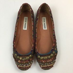 Steve Madden Kazler Women's Beaded Flats, Size 7